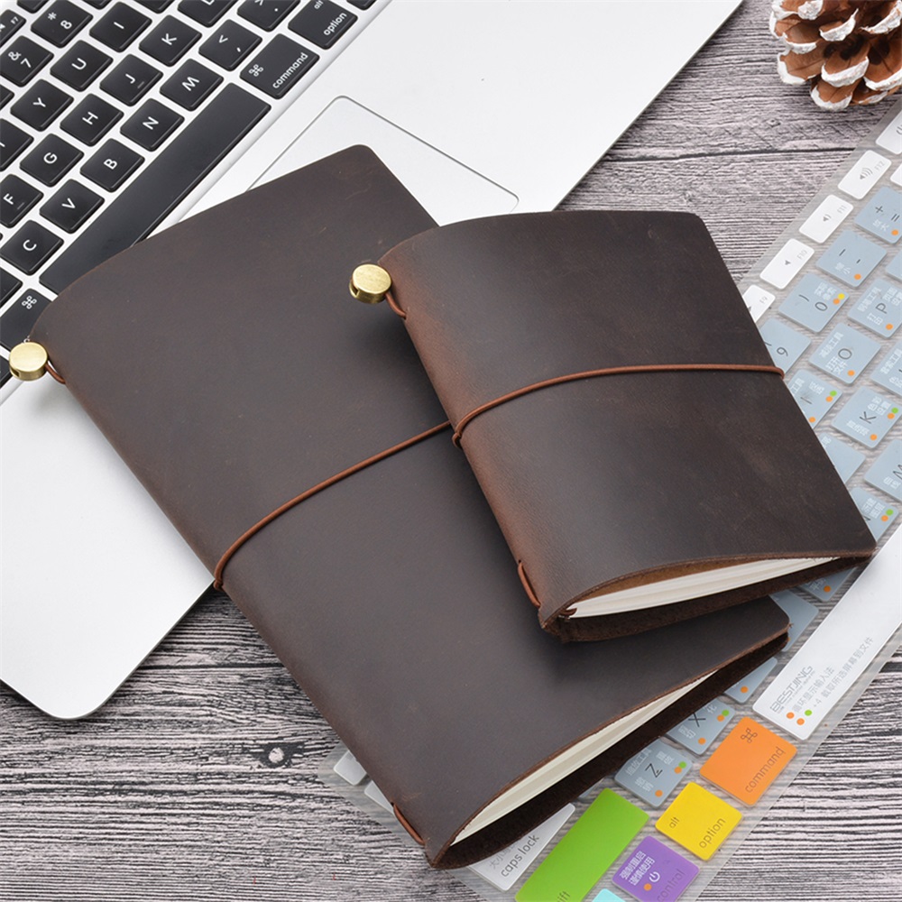 Leatherwork Books - Genuine Leather Traveler Notebook DIY Journal