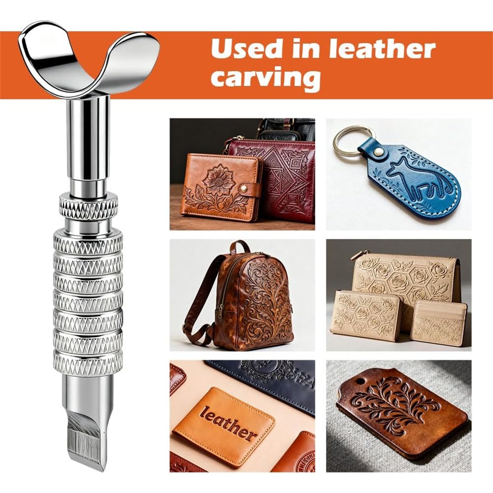 Swivel Knife Tool - Leather Swivel Knife, Adjustable For Engraving