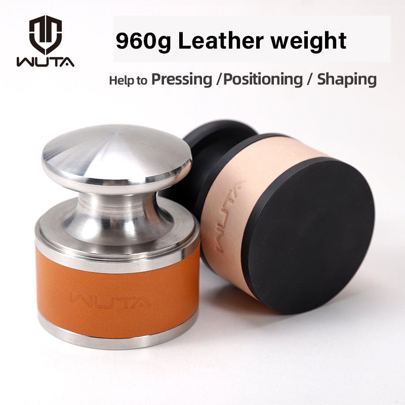 Leatherwork Hand Press - WUTA Stainless Steel 960g Leather Press