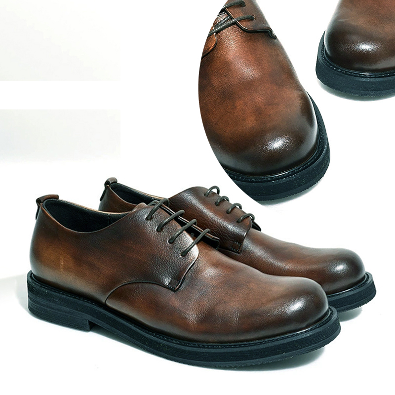 Leather Work Oxfords - EAGSITY Grade A Cow leather classic
