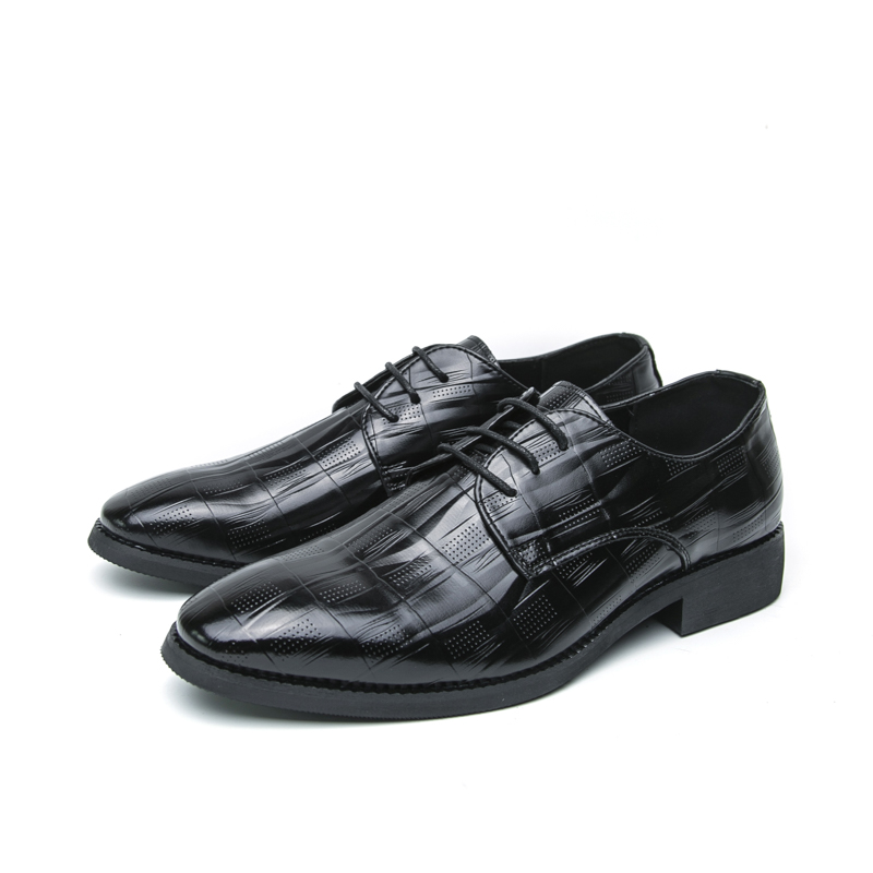 New Men's Leather Shoes High Q - Leather Work Oxfords recension och pris