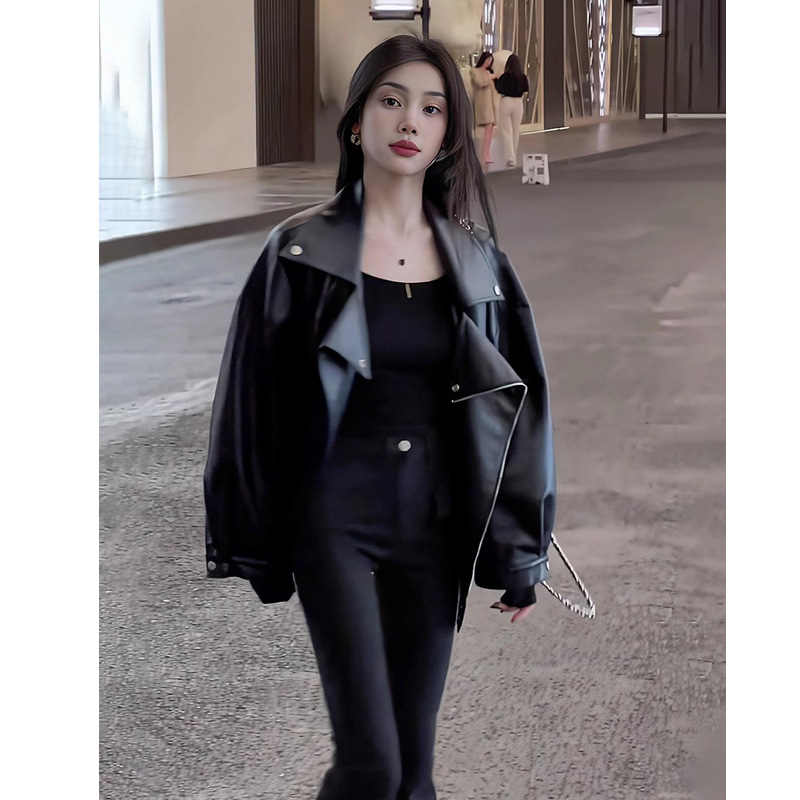 Coats Women Faux Leather Short - Leather Work Jacket Women'S recension och pris