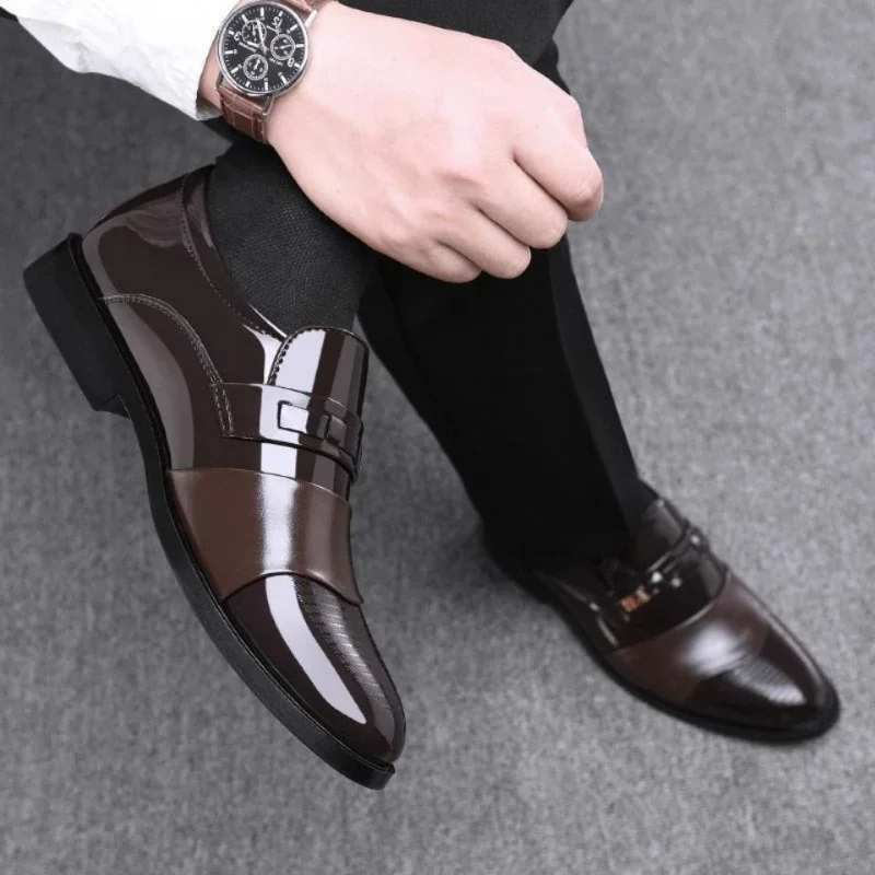 Leather Shoes for Men Wedding  - Leather Work Oxfords recension och pris