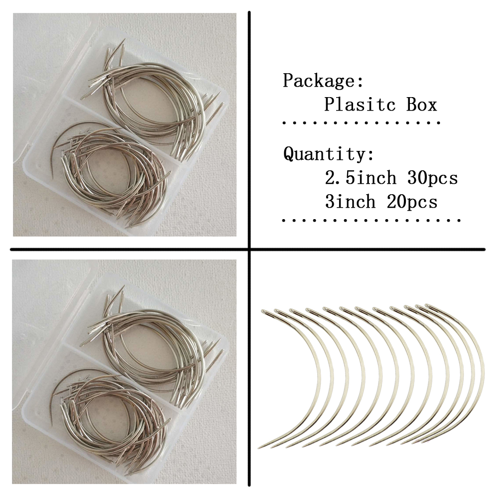 C Type Curved Of Wefts Weaving - Leatherwork Needles recension och pris