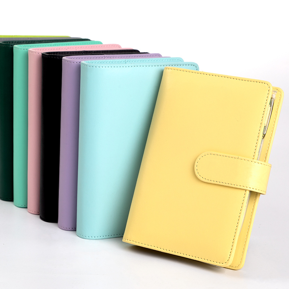 A6 Macaron PU Leather Binder N - Leatherwork Books recension och pris