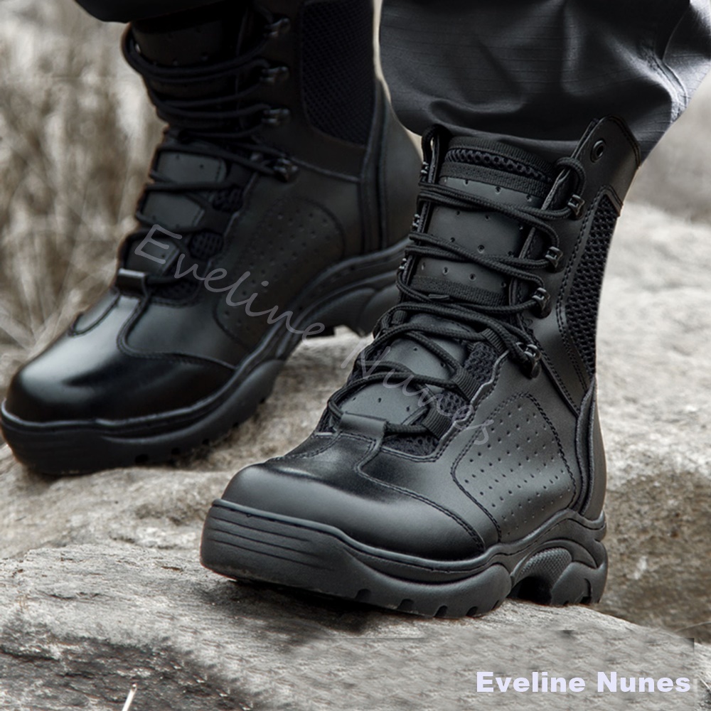 Mesh Mid High Tactical Combat  - Leatherwork Boots recension och pris