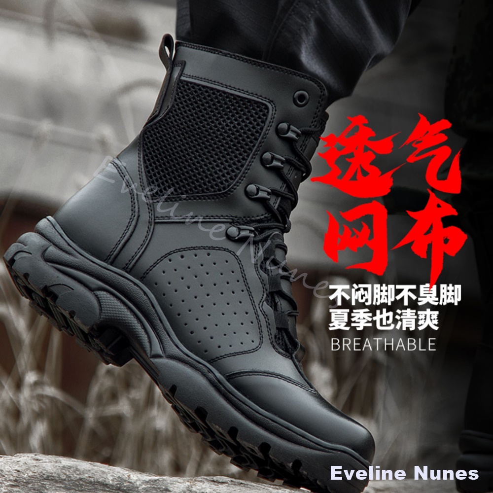 Mesh Mid High Tactical Combat  - Leatherwork Boots recension och pris