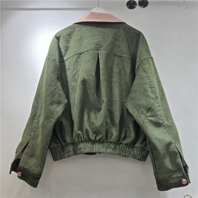 Heavy Work Beaded Flowers Cord - Leather Work Jacket Women'S recension och pris