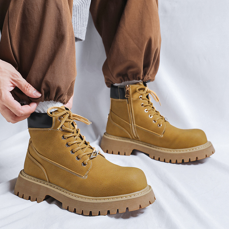 plus size men fashion party ba - Leatherwork Boots recension och pris