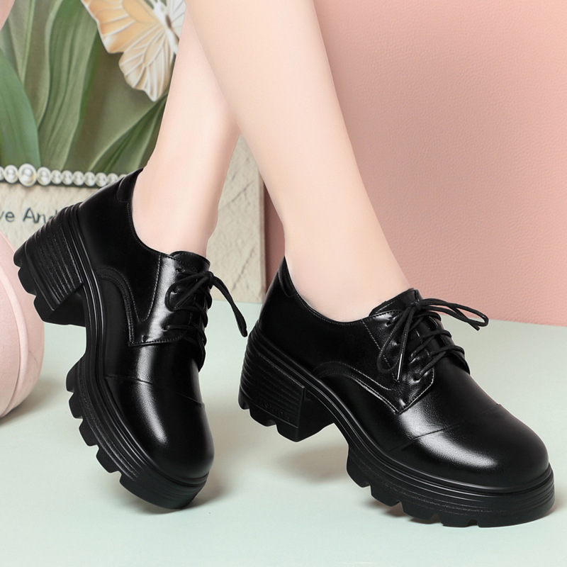 6cm Retro Breathable Comfortab - Leather Work Oxfords recension och pris