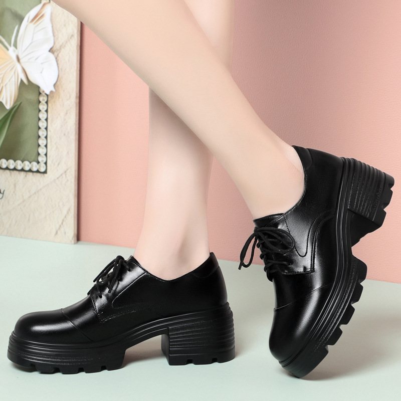 6cm Retro Breathable Comfortab - Leather Work Oxfords recension och pris