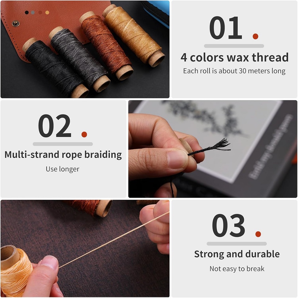 BUDDUR Leather Sewing Tools Ki - Leatherwork Needles recension och pris