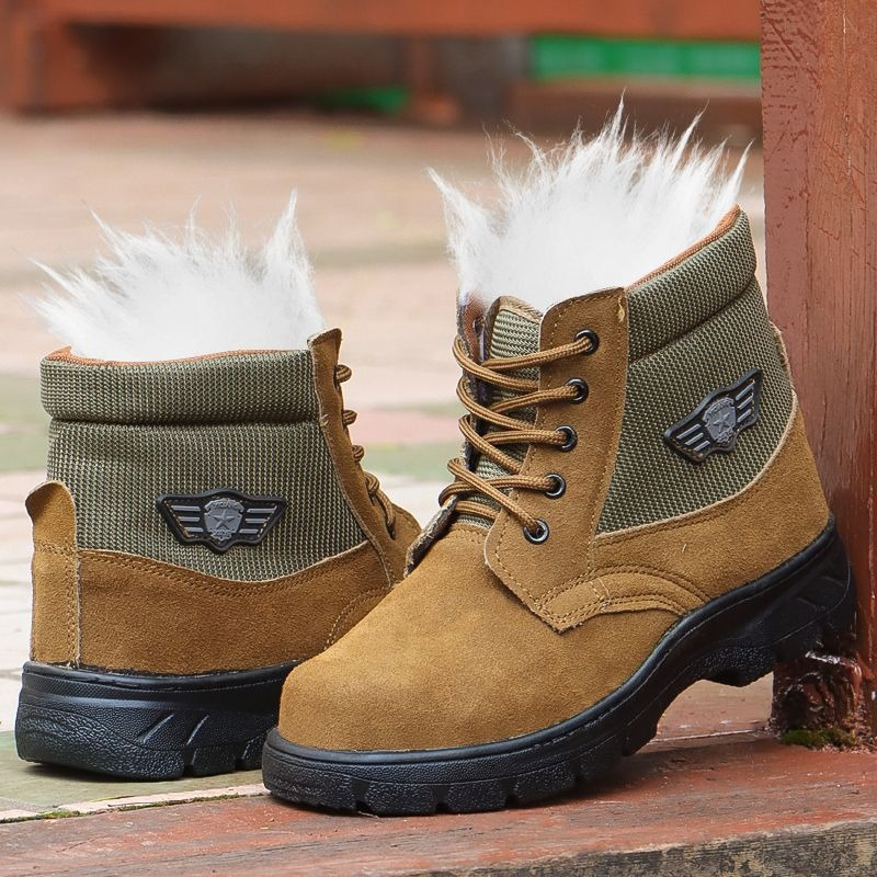 Winter Men Snow Boots Genuine  - Leatherwork Boots recension och pris