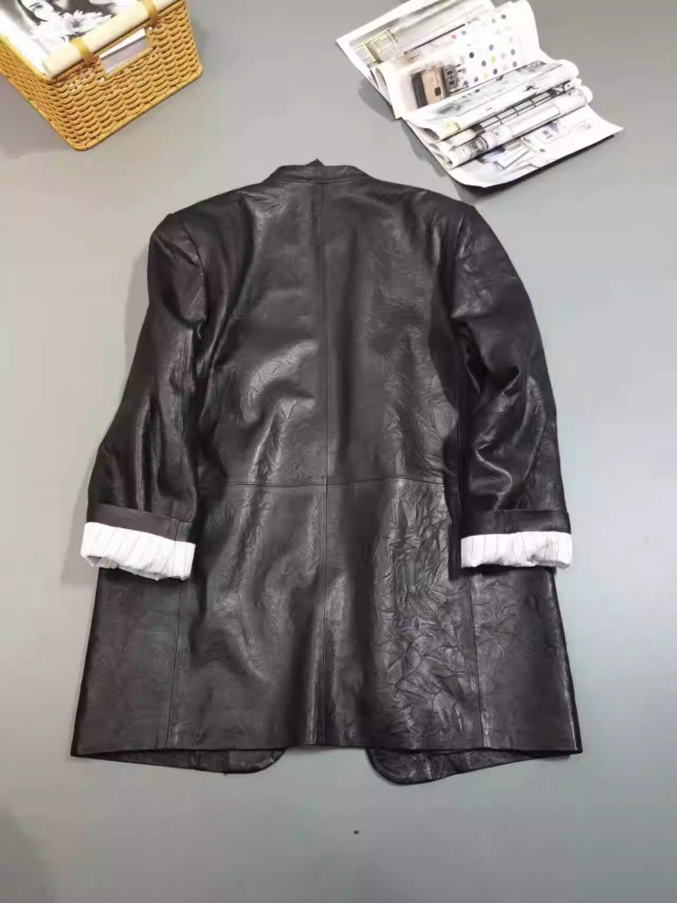 Vintage Office Ladies Autumn W - Leather Work Jacket Women'S recension och pris
