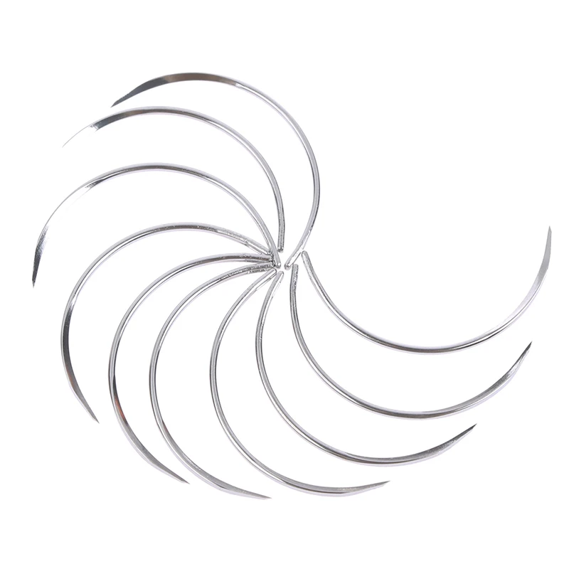 10Pcs Metal 1/2 Corner Medical - Leatherwork Needles recension och pris