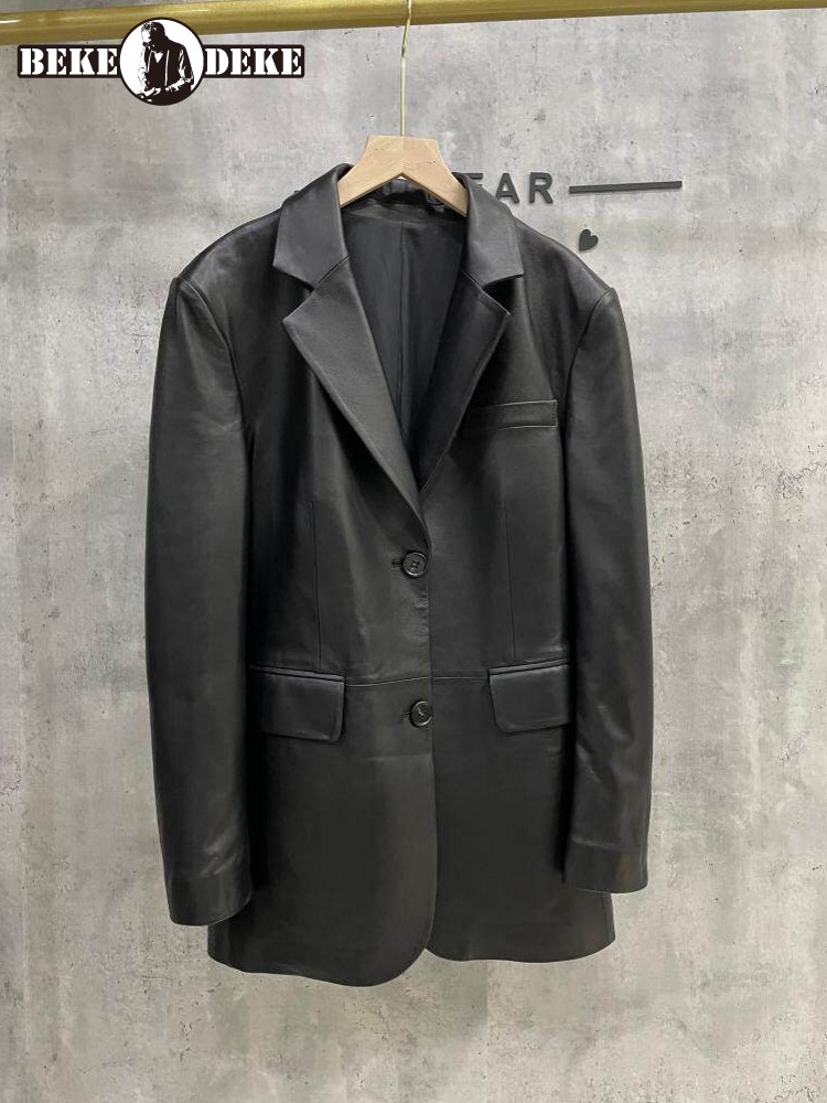 Women Sheepskin Genuine Leathe - Leather Work Jacket Women'S recension och pris