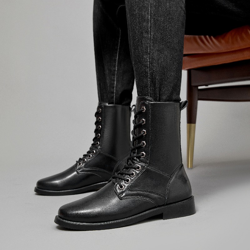 High-top Leather Boots Outdoor - Leatherwork Boots recension och pris
