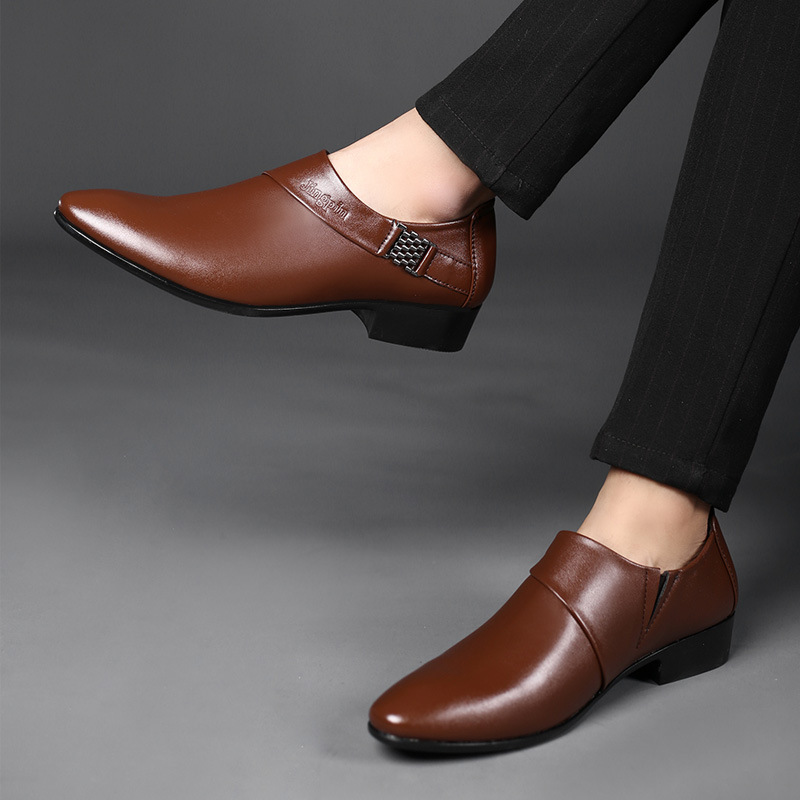 Men PU Leather Shoes Formal Dr - Leather Work Oxfords recension och pris
