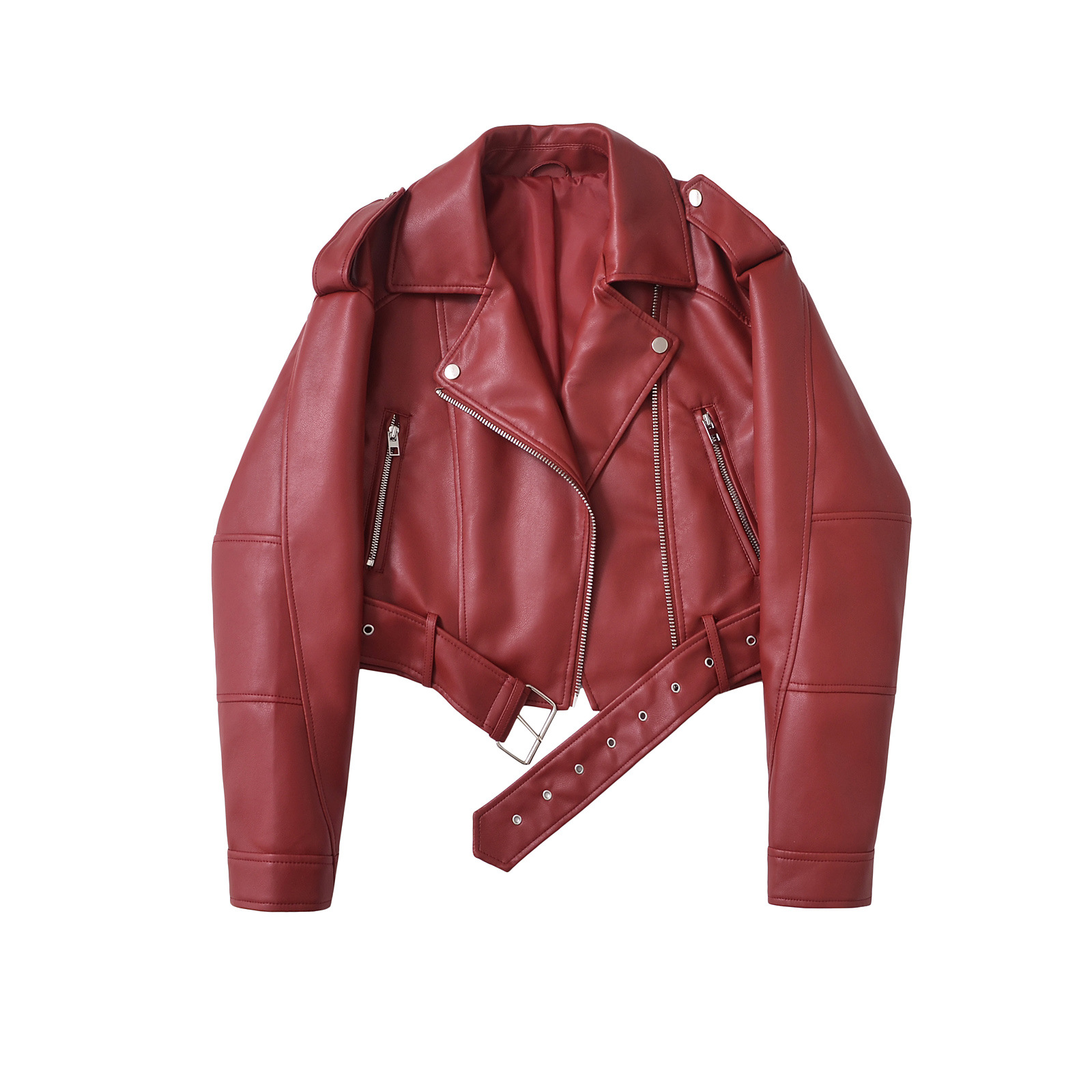 Women Coats Faux Leather Jacke - Leather Work Jacket Women'S recension och pris