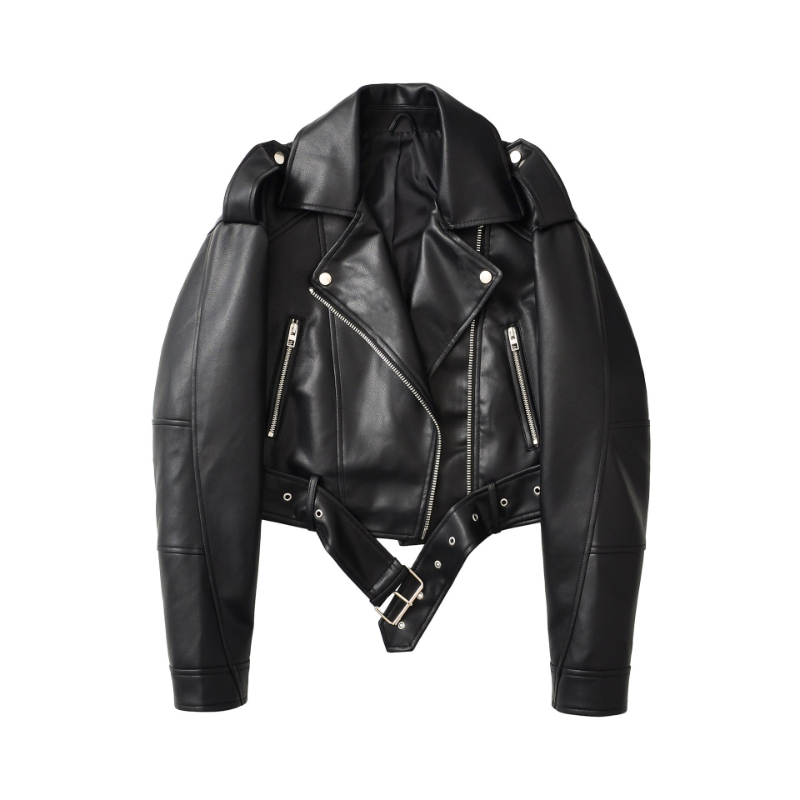 Women Coats Faux Leather Jacke - Leather Work Jacket Women'S recension och pris