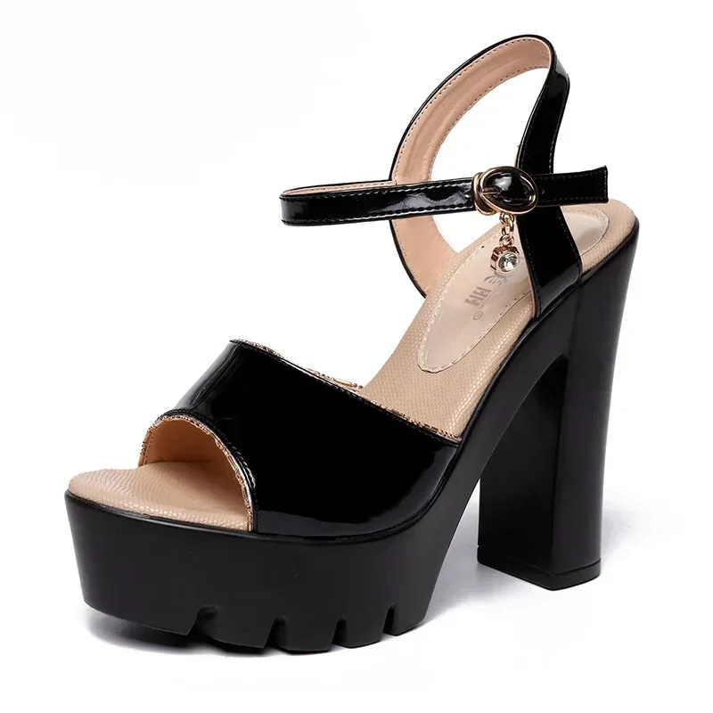 10cm 13cm Small Size 32-43 Thi - Leather Work Dress recension och pris