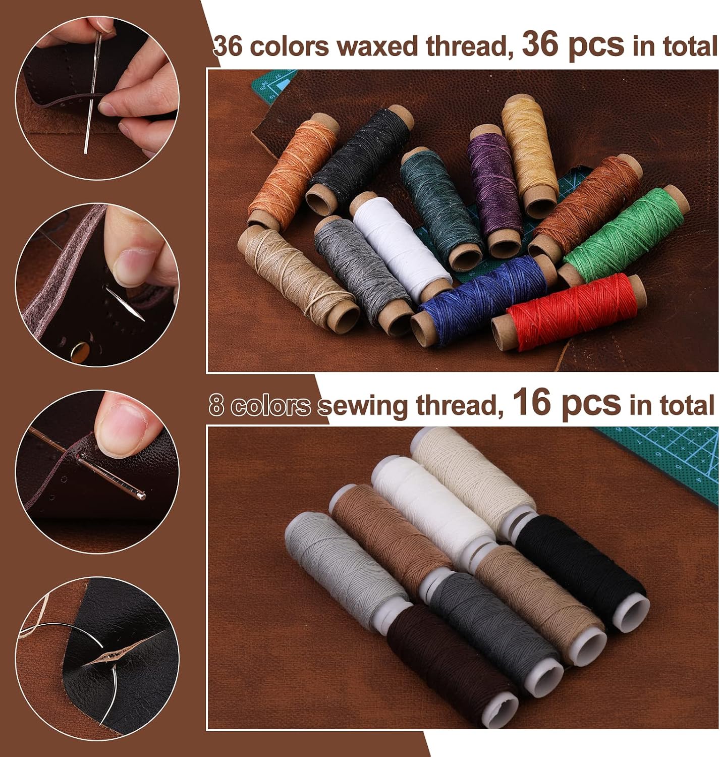 628Pcs Leather Working Tooling - Leatherwork Beginner Tools recension och pris