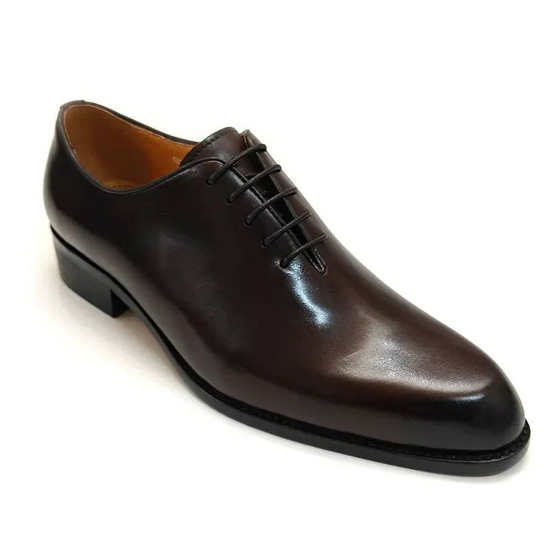 Successful Men's Leather Shoes - Leather Work Oxfords recension och pris