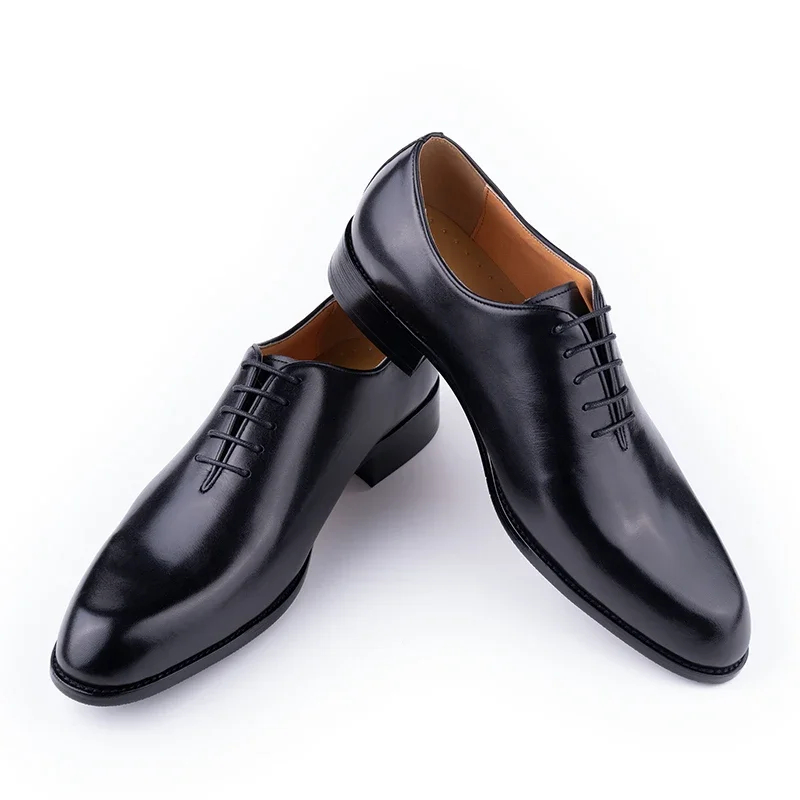 Successful Men's Leather Shoes - Leather Work Oxfords recension och pris