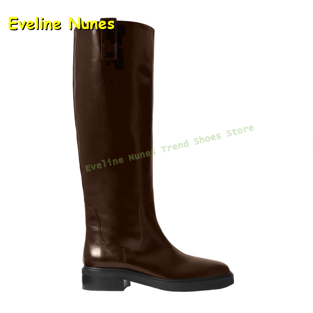 Black Leather Knee High Riding - Leatherwork Boots recension och pris