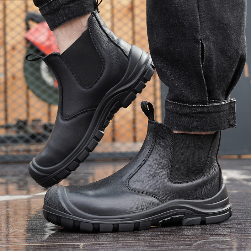 large size men's fashion steel - Leatherwork Boots recension och pris