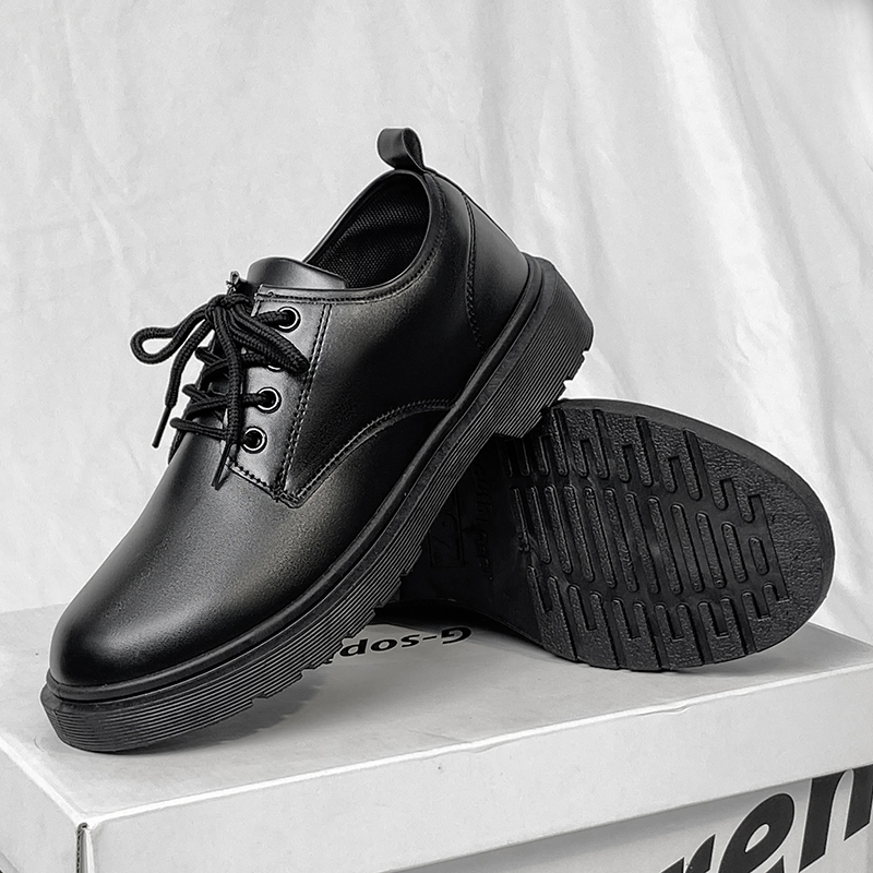 Men's Leather Shoes Casual Com - Leather Work Oxfords recension och pris