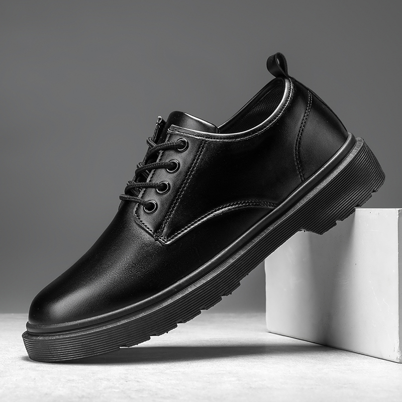 Men's Leather Shoes Casual Com - Leather Work Oxfords recension och pris