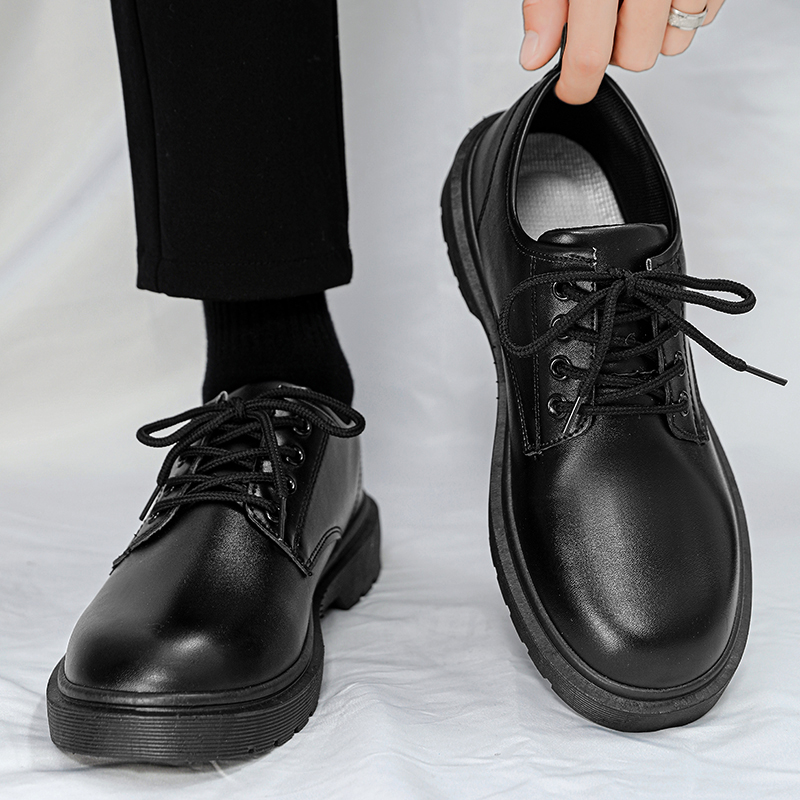 Men's Leather Shoes Casual Com - Leather Work Oxfords recension och pris