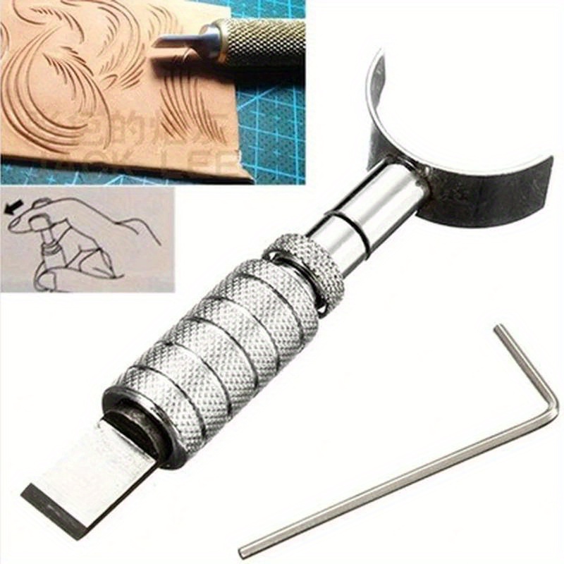 1PC Stainless Steel Leather Ca - Swivel Knife Tool recension och pris