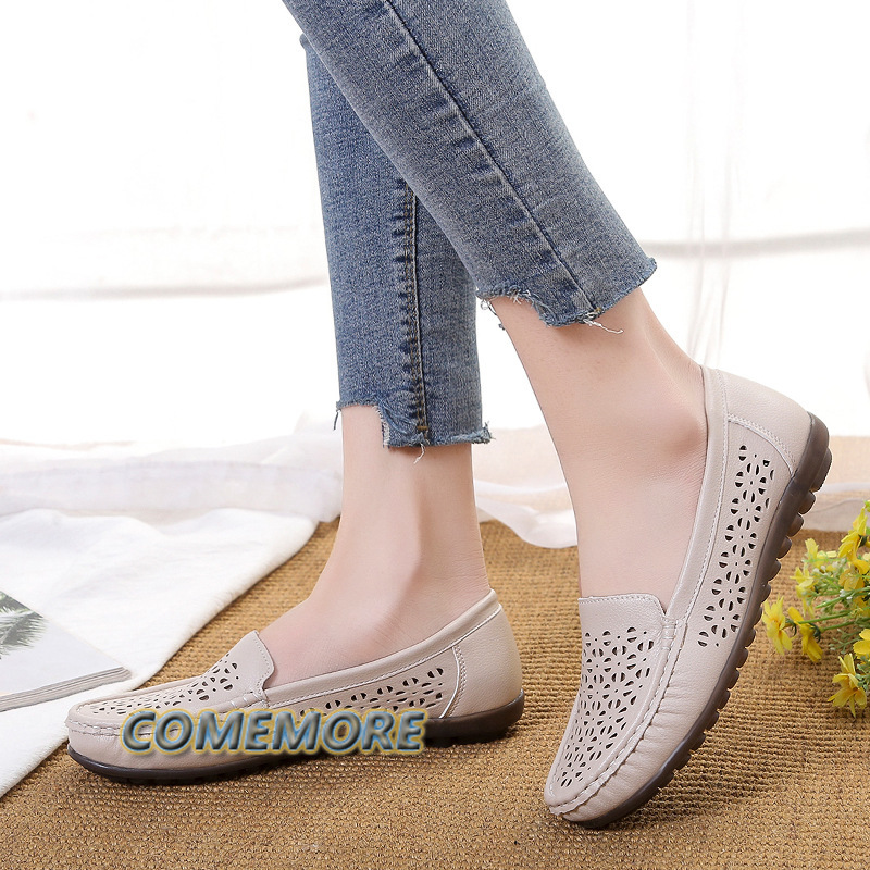 Women White Nursing Shoes Spri - Leather Work Outfit recension och pris