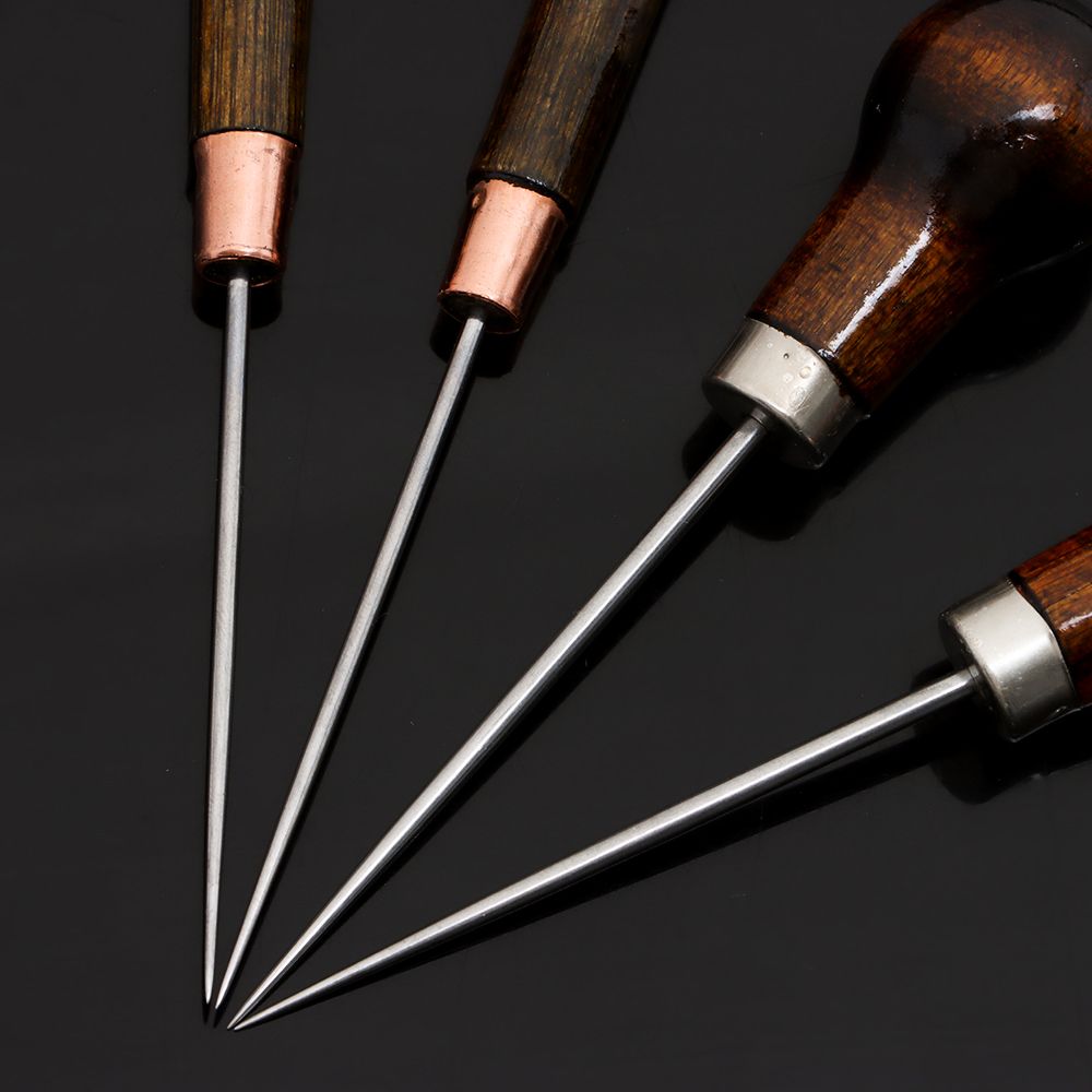 1PC Stitching Awl Wood Handle  - Leatherwork Needles recension och pris