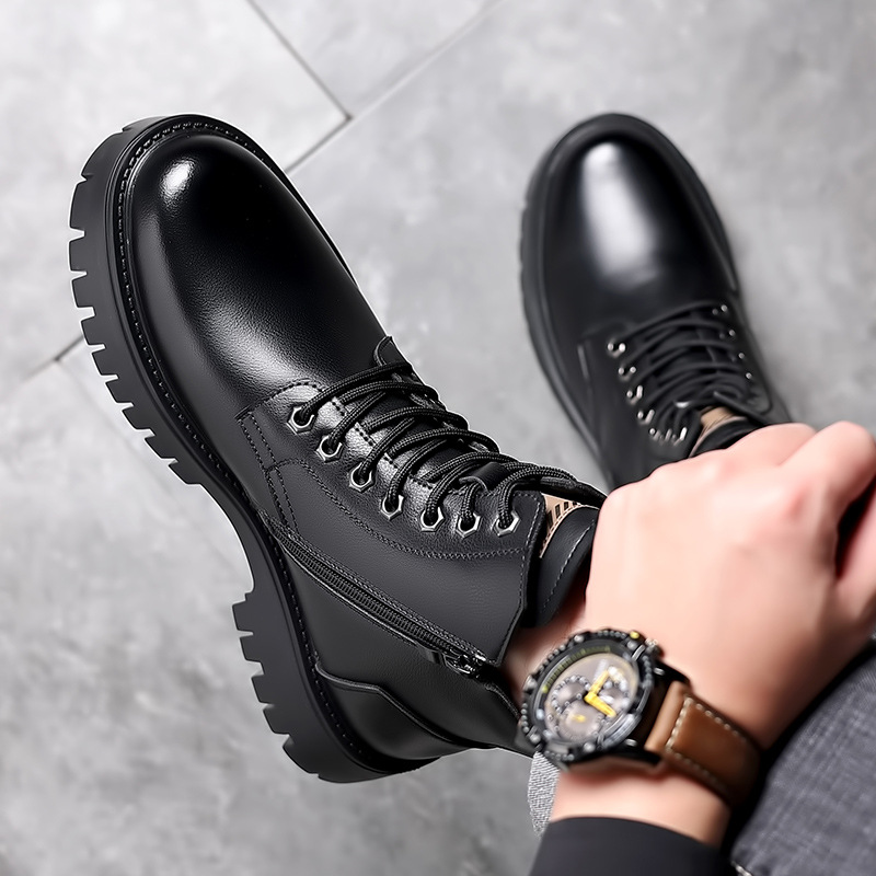 Men Classic Genuine Leather Bo - Leatherwork Boots recension och pris