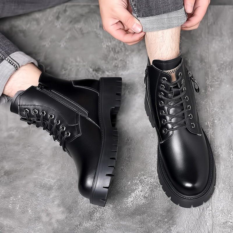 Men Classic Genuine Leather Bo - Leatherwork Boots recension och pris