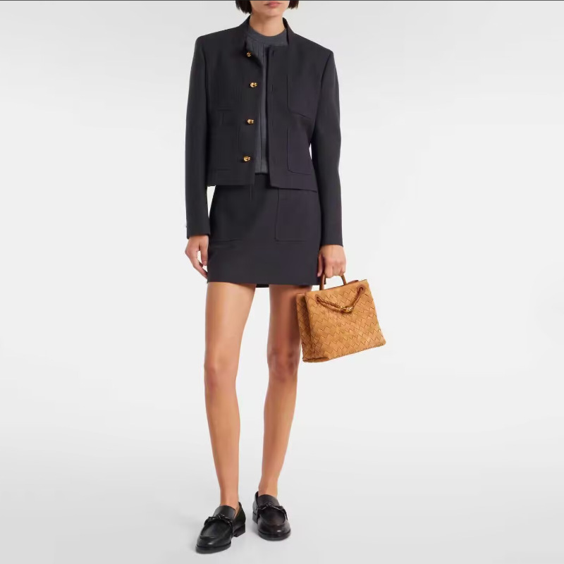 Women's Leather Knot Detail Lo - Leather Work Outfit recension och pris