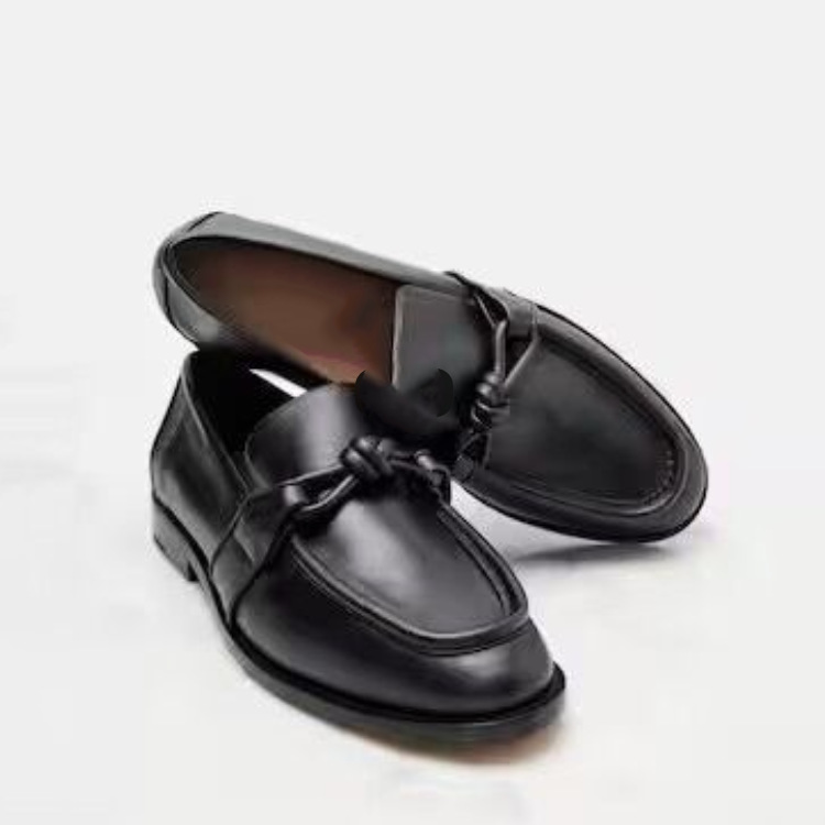 Women's Leather Knot Detail Lo - Leather Work Outfit recension och pris