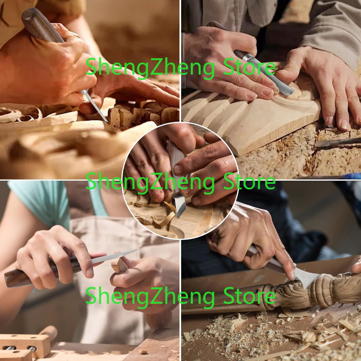Wood Carving Tools Sets Kit  W - Leatherwork Beginner Tools recension och pris