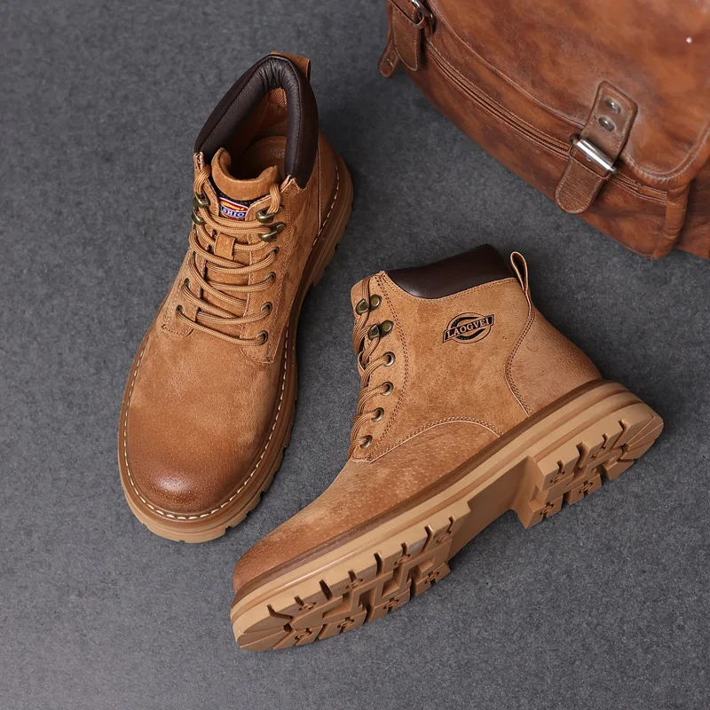 High Quality Men Shoes Genuine - Leatherwork Boots recension och pris
