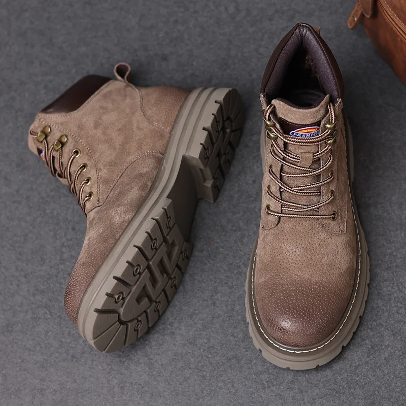 High Quality Men Shoes Genuine - Leatherwork Boots recension och pris