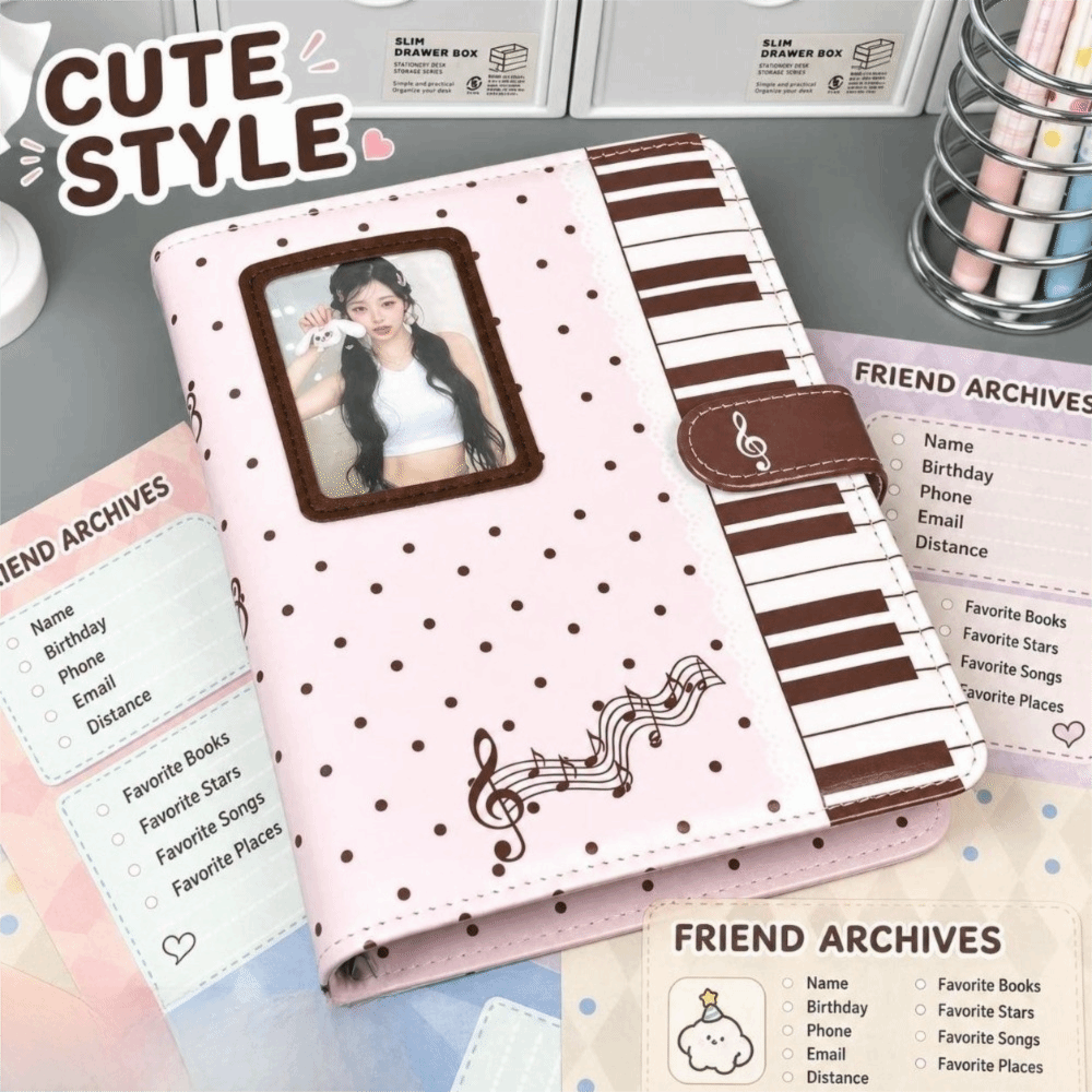 Ins Polka Dot Piano Binder Not - Leatherwork Books recension och pris