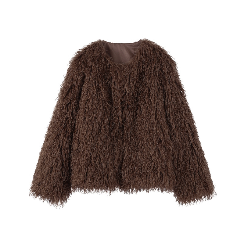 Women Faux Fur Coats Jackets S - Leather Work Jacket Women'S recension och pris
