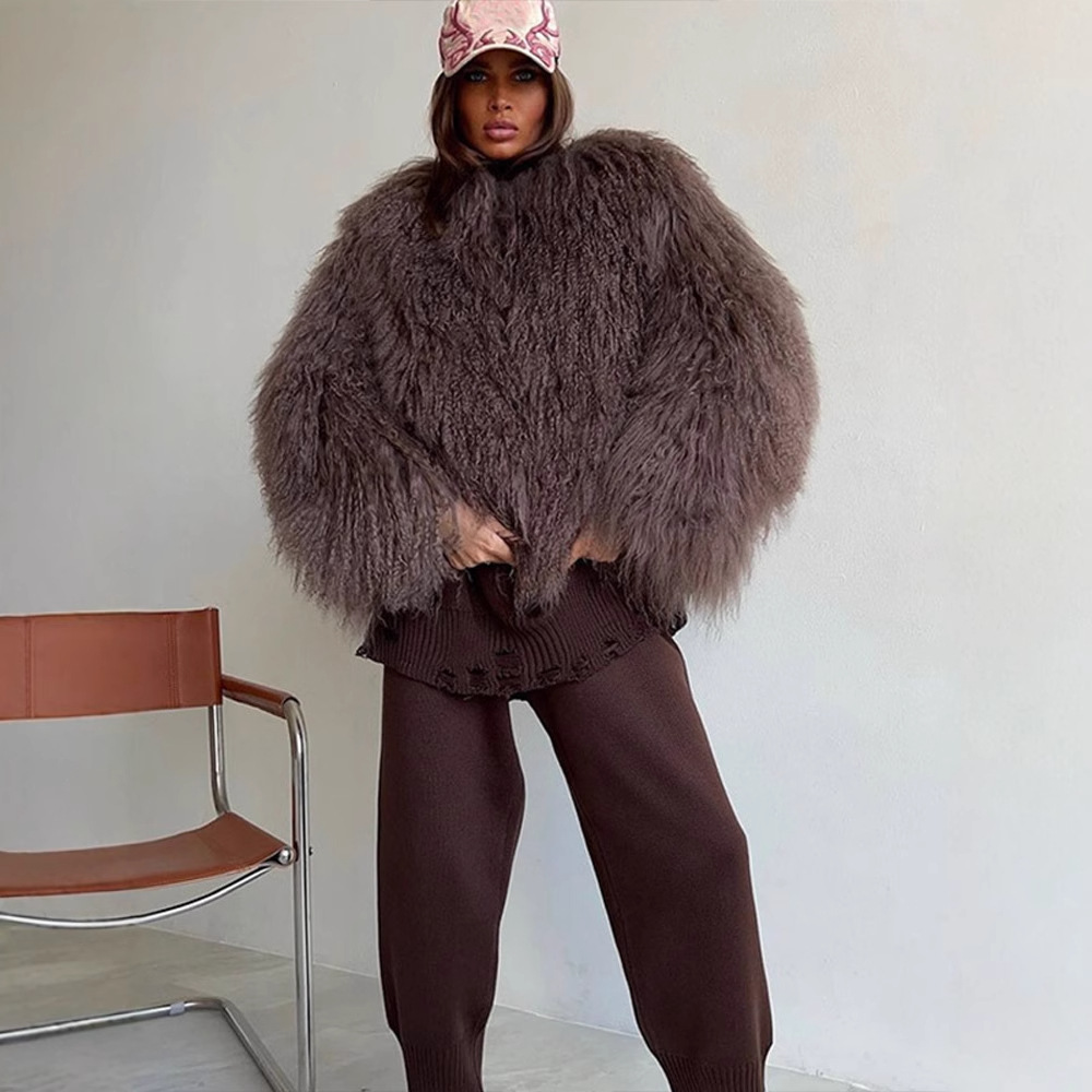 Women Faux Fur Coats Jackets S - Leather Work Jacket Women'S recension och pris