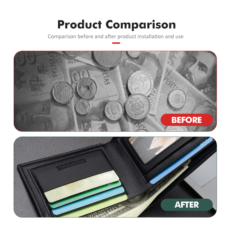 Car Men's Leather Wallet Multi - Leather Work For Car recension och pris