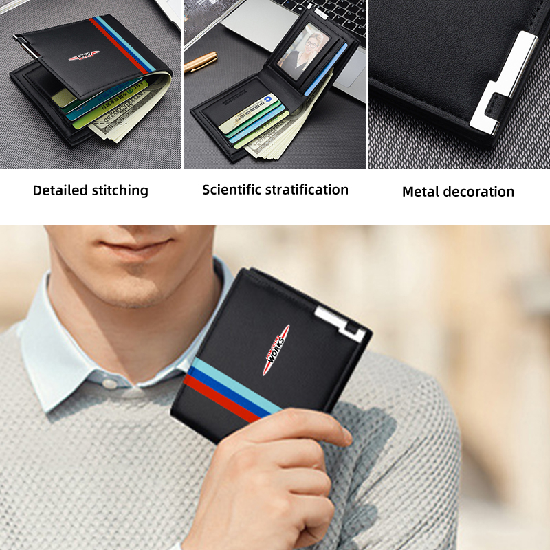 Car Men's Leather Wallet Multi - Leather Work For Car recension och pris