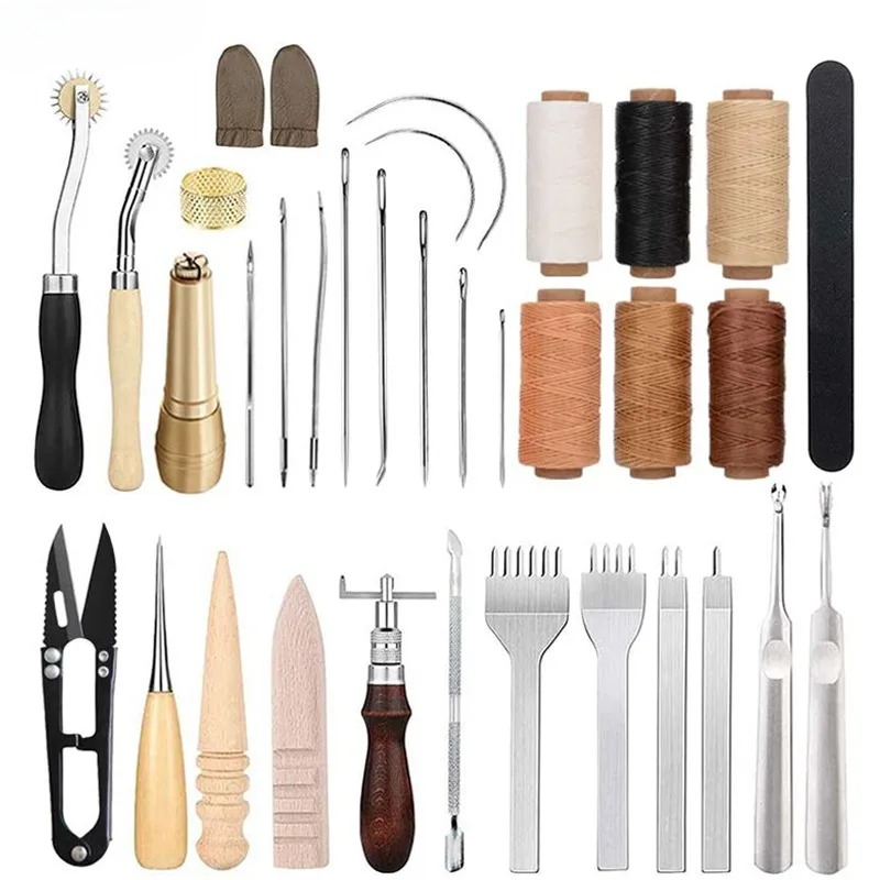 25Pcs Leather Working Tools Fo - Leatherwork Beginner Tools recension och pris