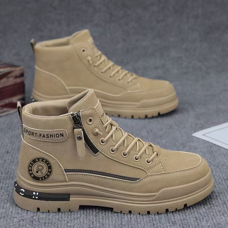 Men Retro High Top Work Boots  - Leatherwork Boots recension och pris